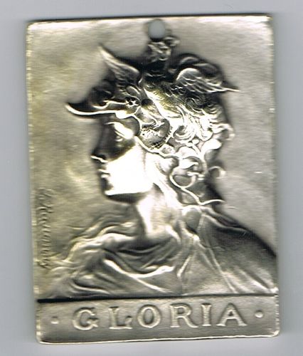 Médaille Gloria montée en pendentif
