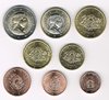 Lettonie série 8 pièces de 1 cent à 2€ issues de rouleaux Promo