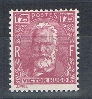 Timbre de France célébrité Victor Hugo
