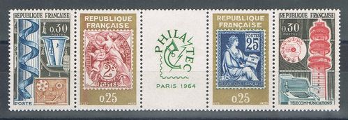 Timbres de France Exposition Philatec Paris