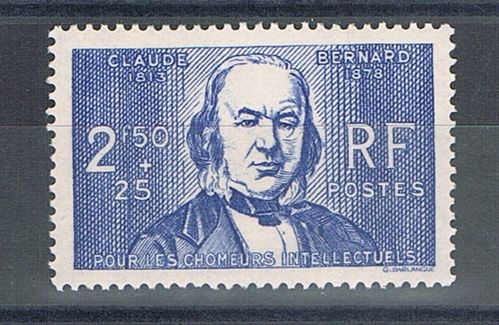 Timbre de France Claude Bernard N° 439