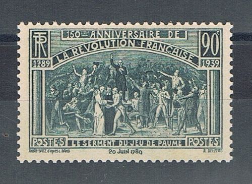 Timbre de la Révolution Française 1939