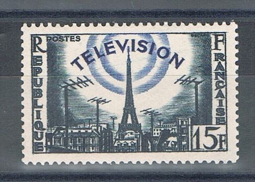 Timbre Tour Eiffel la Télévision Paris