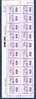 Bande 20 timbres gommé Marianne violet