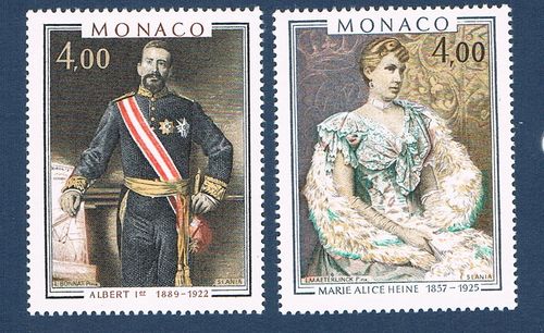 Timbres de Monaco N° 1245 / 46 neufs Prince