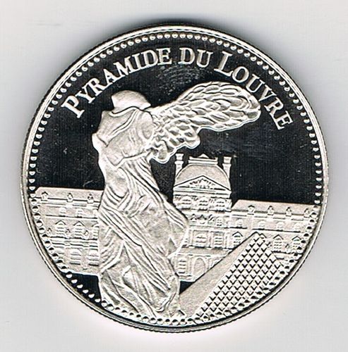 Médaille souvenir Pyramide du Louvre