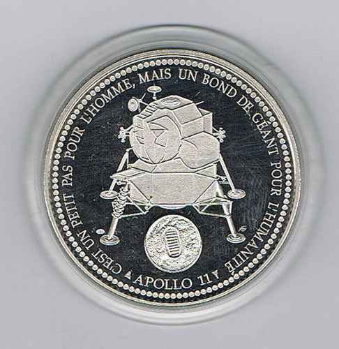 Médaille le premier homme sur la lune 1969 Apollo 11