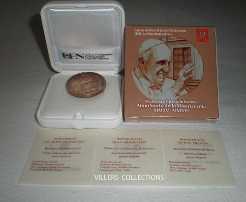 Vatican médaille année de la Miséricorde