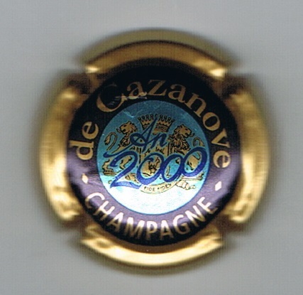Capsule champagne de Cazanove  2000