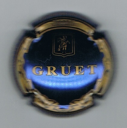 Capsule de Champagne Buxeuil Gruet - bleu