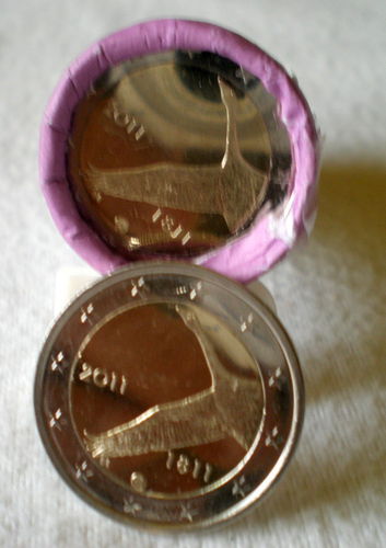 2€ Finlande 2011 rouleau Banque de Finlande