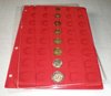 Lot 10 plateaux numismatique + 1 série 8 pièces Lettonie offert