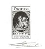 Epreuve des timbres d'artiste signée La lettre Fragonard