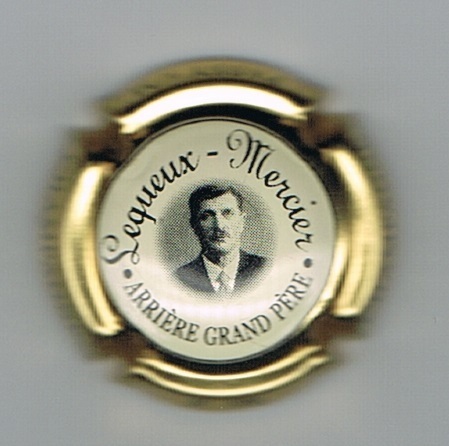 Plaque muselet champagne Lequeux Mercier