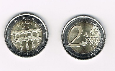 Pièce de 2 Euro commémorative Espagne 2016