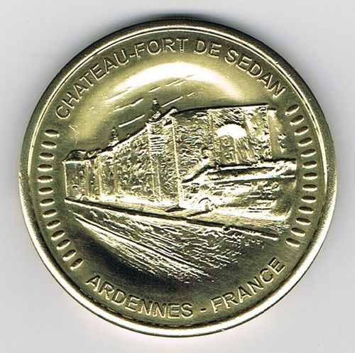 Médaille Château fort de Sedan 08 Ardennes