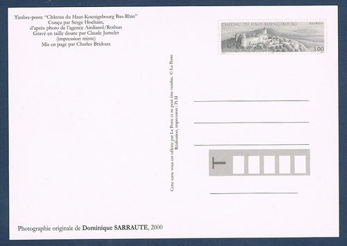Carte postale Château du Haut-Koenigsbourg