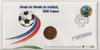ENVELOPPE NUMISMATIQUE Médaille coupe du monde de Football 1998 France