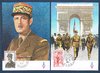 Cartes hommage au général de Gaulle