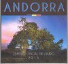 Coffret BU 2015 Andorre comprenant 8 pièces 1cent à 2Euros