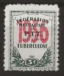 Bienfaisance des PTT N15 neuf millésime1936 Tuberculose