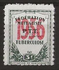 Bienfaisance des PTT N15 neuf millésime1936 Tuberculose