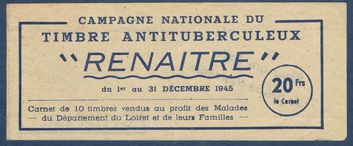 Carnet 5 TP Antituberculeux Renaitre 1945