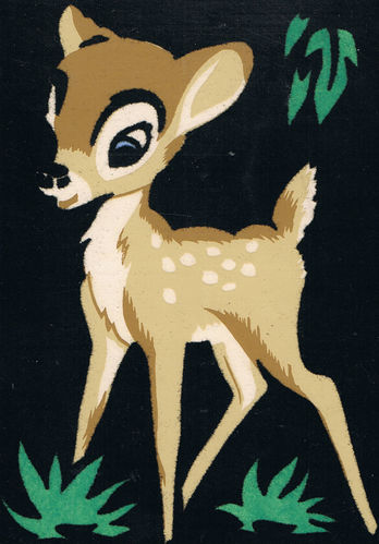 Carte postale Bambi 1959 Walt-Disney