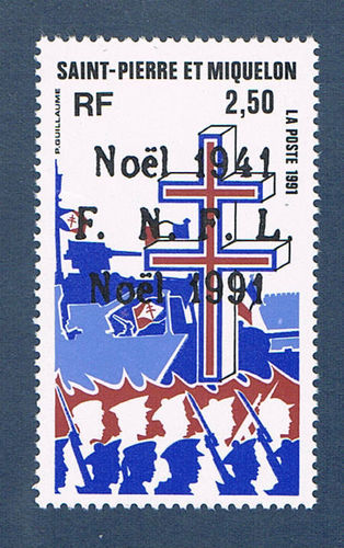Timbre de Saint Pierre et Miquelon N°554