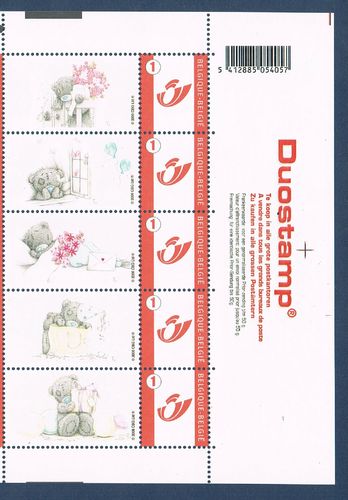 Timbres Belgique BD Duostamp Meto You