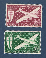 Timbres de Martinique Poste aérienne N°13 + N°14 neufs Villers Collections