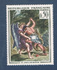 Timbre de France tableaux Delacroix N°1376 neuf Lutte