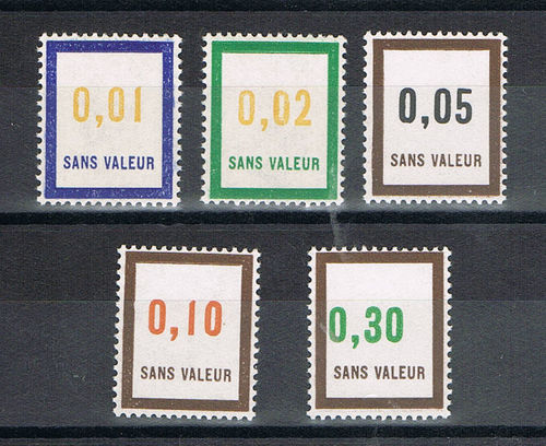 Timbre Poste sans valeur d'usage courant, timbres fictifs neufs rares