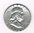 Pièce argent 1953 Cloche de la Liberté rare, petit aigle