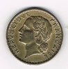 Pièce Ancienne Française Démonétisée 5 Francs Lavrillier Bronze 1946