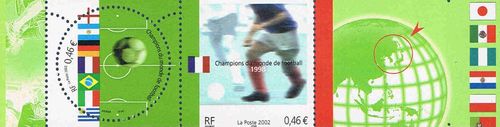 Emissions communes France 2002 Champion ballon de football