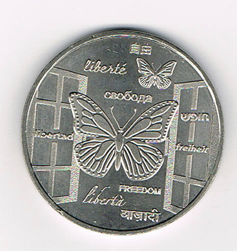 Médaille 2015 Liberté-Libertad couleur argent Monnaie Paris