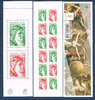Carnet 40 ans de la Sabine de Gandon avec 2 timbres rares