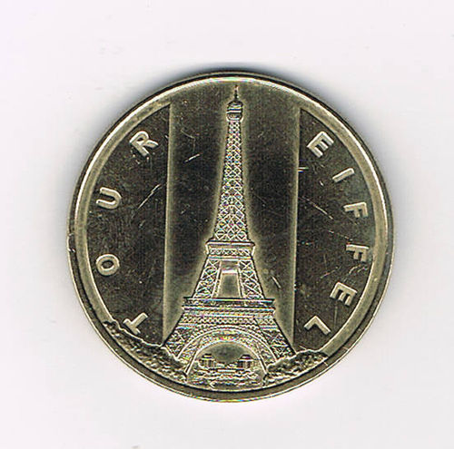 Jeton Touristique de la Monnaie de Paris 2011 Rare Tour Eiffel