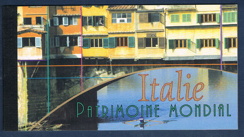 Carnet Patrimoine mondial Italie Florence Pompéi Rare