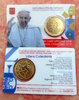Vatican 2018 Coin Card N°9 un blister le Pape François Nouveau