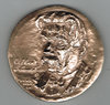 Médaille Française en bronze portrait d'Albert Einstein Promo