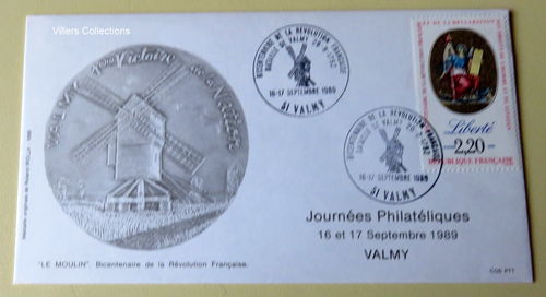 Enveloppe philatélique Bicentenaire Révolution Française