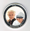 Médaille en couleur Mère thérésa légende autour Vita Benedicti XVI