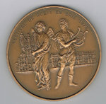 Médaille bronze personnage célèbre François Couperin compositeur