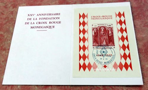 Souvenir philatélique Bloc N°7 Fondation Croix Rouge Monegasque