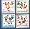 Série intacte de 4 timbres Coupe du monde de Football Mexic 70