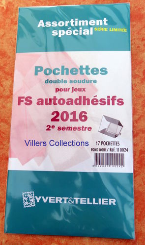 Assortiment pochettes pour jeux FS autoadhésifs 2016