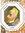 Bloc feuillet gommé autoportrait octogonal de Edouard Vuillard