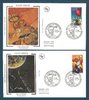 Série 2005 rare composée 6 enveloppes Jules Verne le tour du Monde